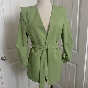 Green blazer
